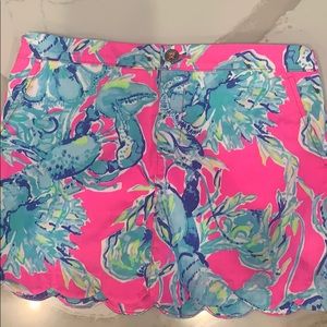 Girls Lily Pulitzer Scalloped Skort Size 14